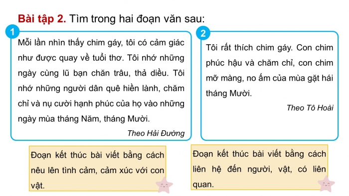 Giáo án điện tử Tiếng Việt 4 chân trời CĐ 7 Bài 6 Viết: Viết đoạn mở bài và đoạn kết bài cho bài văn cho bài văn miêu tả con vật