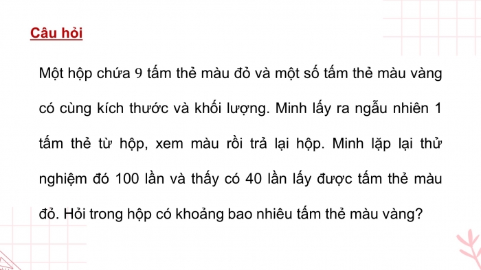 Giáo án điện tử Toán 8 chân trời: Bài tập cuối chương 9