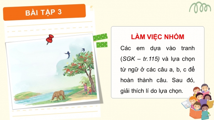 Giáo án điện tử Tiếng Việt 4 kết nối Bài 25 Luyện từ và câu: Lựa chọn từ ngữ