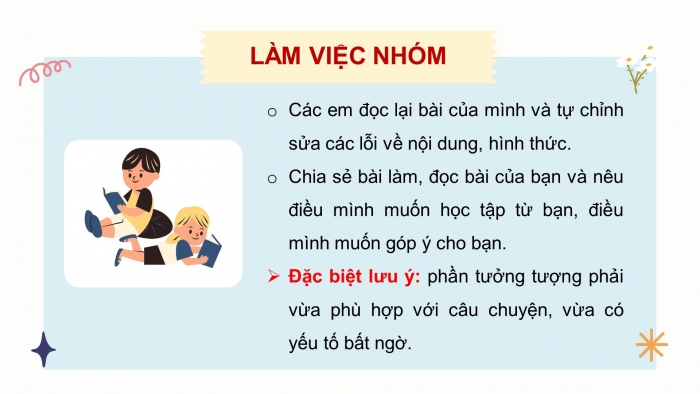 Giáo án điện tử Tiếng Việt 4 kết nối Bài 25 Viết: Viết đoạn văn tưởng tượng