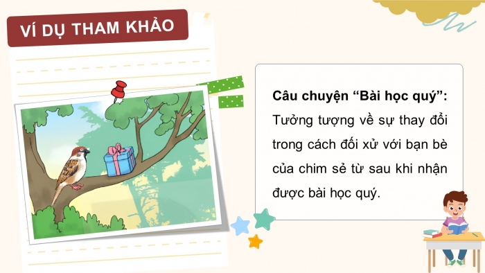 Giáo án điện tử Tiếng Việt 4 kết nối Bài 27 Viết: Viết đoạn văn tưởng tượng