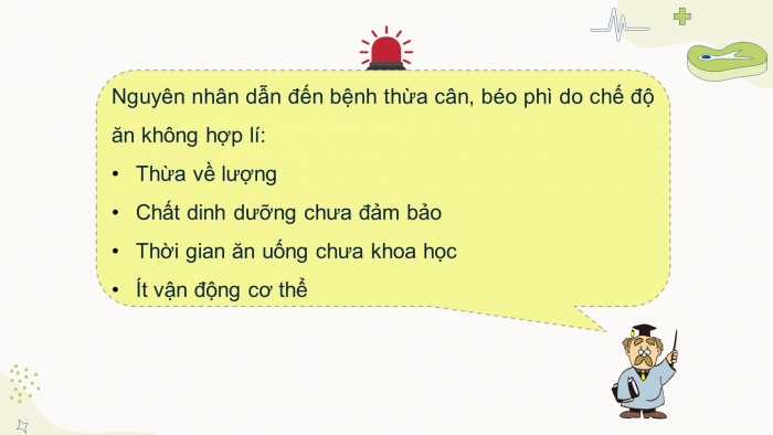 Giáo án điện tử Khoa học 4 kết nối Bài 25: Một số bệnh liên quan đến dinh dưỡng