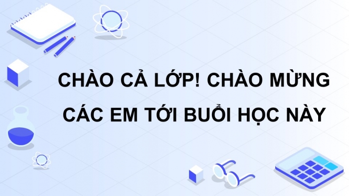 Giáo án điện tử KHTN 8 cánh diều: Bài tập chủ đề 6