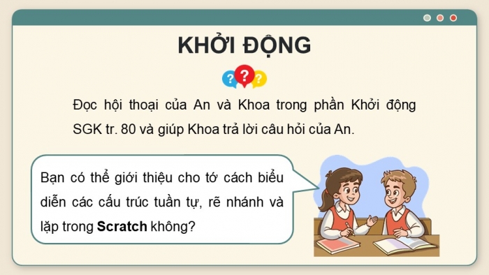 Giáo án điện tử Tin học 8 kết nối Bài 14: Cấu trúc điều khiển