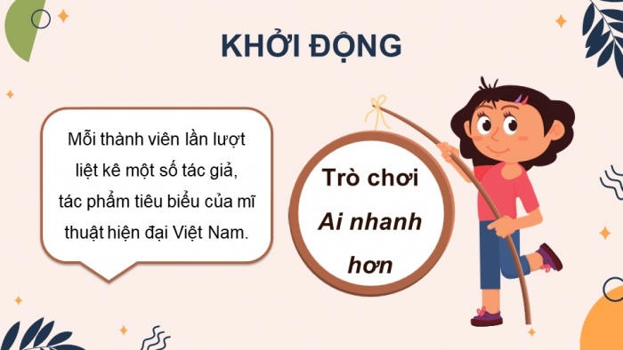 Giáo án điện tử Mĩ thuật 8 kết nối Bài 13: Một số tác giả, tác phẩm mĩ thuật Việt Nam thời kì hiện đại 