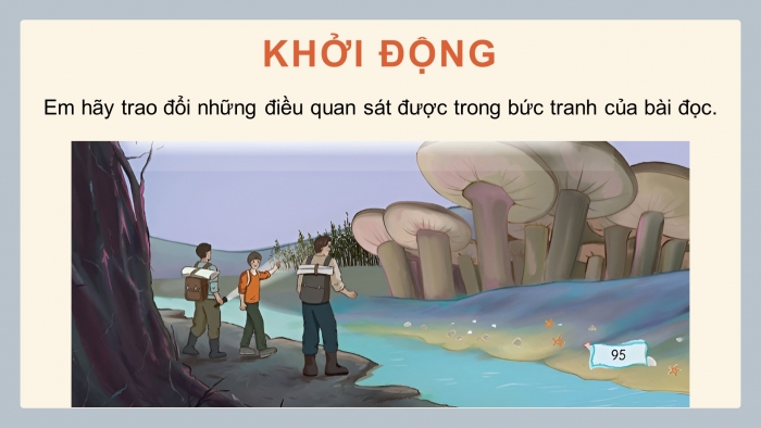 Giáo án điện tử Tiếng Việt 4 chân trời CĐ 7 Bài 5 Đọc: Biển và rừng cây dưới lòng đất