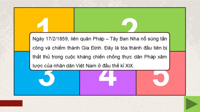 Giáo án điện tử Lịch sử 8 kết nối Bài 17 Cuộc kháng chiến chống thực dân Pháp xâm lược từ năm 1858 đến năm 1884 (P1)