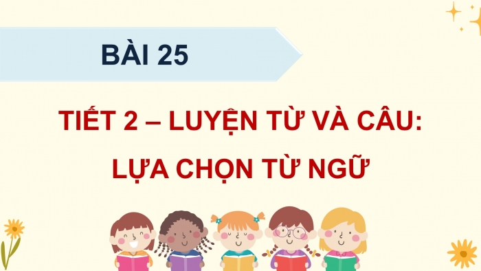 Giáo án điện tử Tiếng Việt 4 kết nối Bài 25 Luyện từ và câu: Lựa chọn từ ngữ