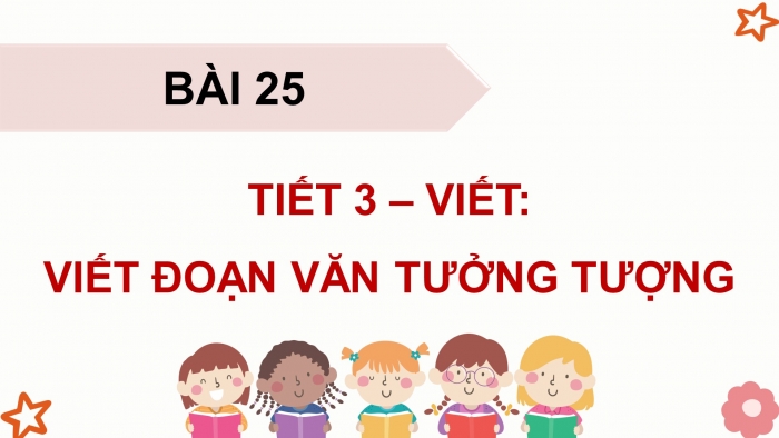 Giáo án điện tử Tiếng Việt 4 kết nối Bài 25 Viết: Viết đoạn văn tưởng tượng