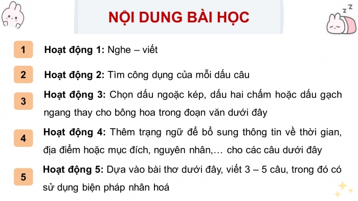 Giáo án điện tử Tiếng Việt 4 kết nối: Ôn tập và Đánh giá cuối năm học (Tiết 3, 4)