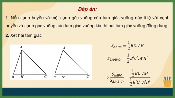 Giáo án điện tử Toán 8 cánh diều Chương 8 Bài 10: Hình đồng dạng trong thực tiễn