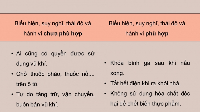 Giáo án điện tử Công dân 8 chân trời Bài 9: Phòng ngừa tai nạn vũ khí, cháy, nổ và các chất độc hại