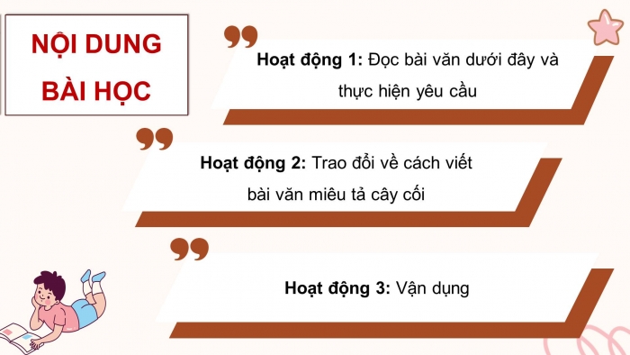 Giáo án điện tử Tiếng Việt 4 kết nối Bài 17 Viết: Tìm hiểu cách viết bài văn miêu tả cây cối