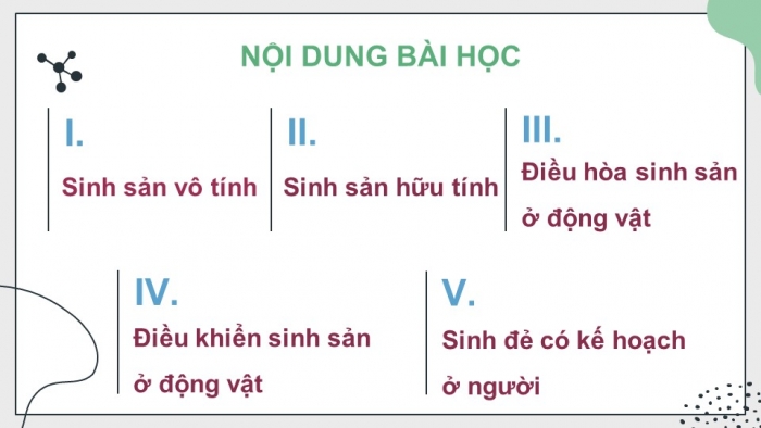 Giáo án điện tử Sinh học 11 chân trời Bài 26: Sinh sản ở động vật