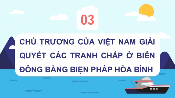 Giáo án điện tử Lịch sử 11 kết nối Bài 13: Việt Nam và Biển Đông (P3)