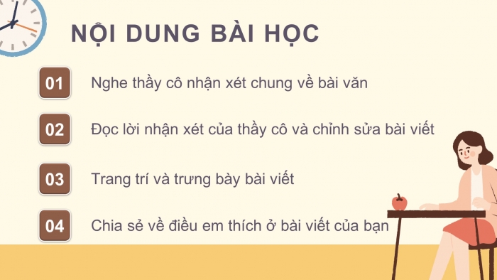 Giáo án điện tử Tiếng Việt 4 chân trời CĐ 8 Bài 6 Viết: Trả bài văn miêu tả con vật