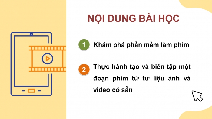 Giáo án điện tử Tin học ứng dụng 11 kết nối Bài 29: Khám phá phần mềm làm phim