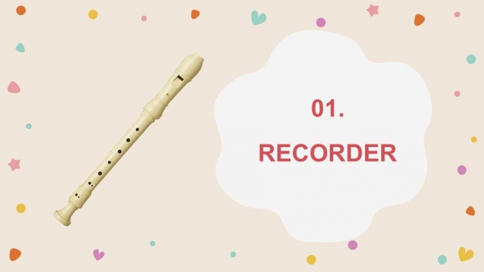Giáo án điện tử Âm nhạc 8 kết nối tiết 24: Nhạc cụ: Recorder hoặc kèn phím
