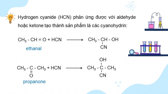 Giáo án điện tử Hoá học 11 cánh diều Bài 18: Hợp chất carbonyl (P2)