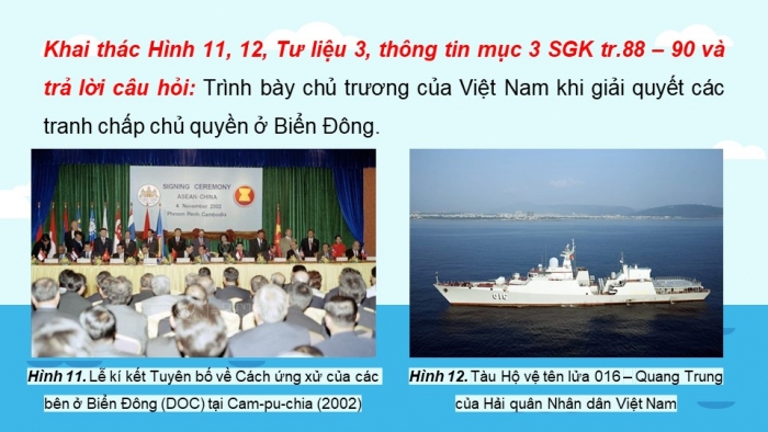 Giáo án điện tử Lịch sử 11 kết nối Bài 13: Việt Nam và Biển Đông (P3)