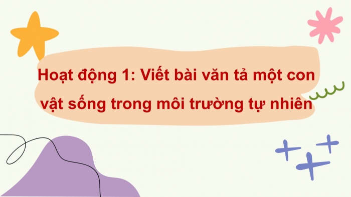 Giáo án điện tử Tiếng Việt 4 chân trời CĐ 8 Bài 4 Viết: Luyện tập viết bài văn miêu tả con vật