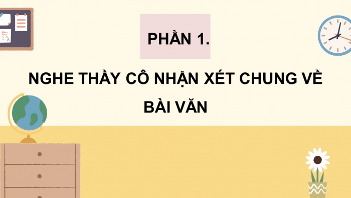 Giáo án điện tử Tiếng Việt 4 chân trời CĐ 8 Bài 6 Viết: Trả bài văn miêu tả con vật