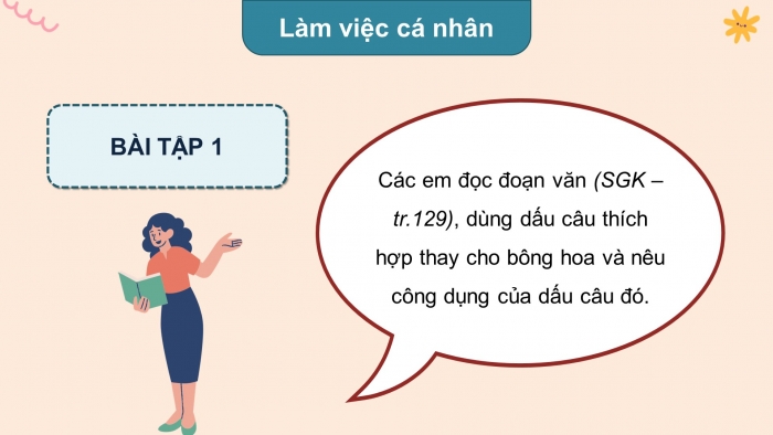 Giáo án điện tử Tiếng Việt 4 kết nối Bài 29 Luyện từ và câu: Luyện tập về dấu câu
