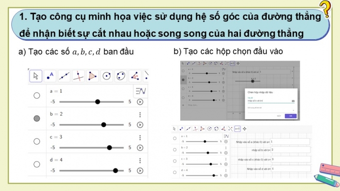 Giáo án điện tử Toán 8 cánh diều: Thực hành một số phần mềm