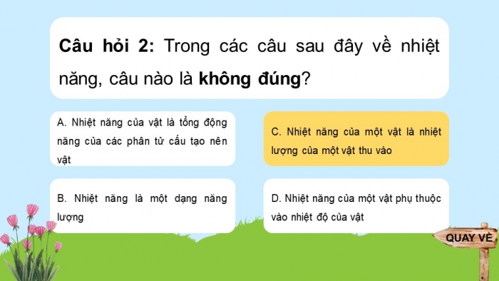 Giáo án điện tử KHTN 8 cánh diều: Bài tập chủ đề 6