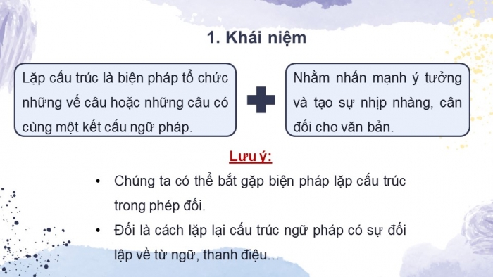 Giáo án điện tử Ngữ văn 11 chân trời Bài 8 TH tiếng Việt: Biện pháp tu từ lặp cấu trúc