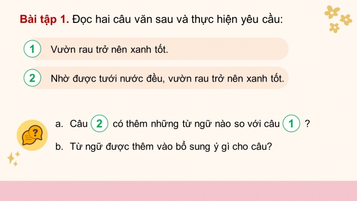 Giáo án điện tử Tiếng Việt 4 chân trời CĐ 7 Bài 5 Luyện từ và câu: Trạng ngữ