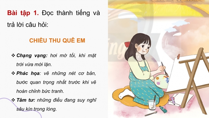 Giáo án điện tử Tiếng Việt 4 chân trời: Ôn tập cuối năm học