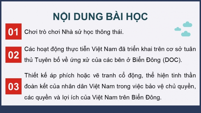 Giáo án điện tử Lịch sử 11 chân trời: Thực hành Chương 6