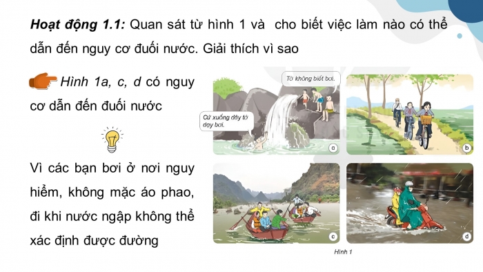 Giáo án điện tử Khoa học 4 kết nối Bài 27: Phòng tránh đuối nước 