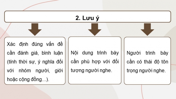 Giáo án điện tử Ngữ văn 11 cánh diều Bài 9 Nói và nghe: Trình bày ý kiến đánh giá, bình luận về một hiện tượng đời sống