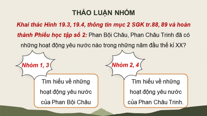 Giáo án điện tử Lịch sử 8 kết nối Bài 19: Phong trào yêu nước chống Pháp ở Việt Nam từ đầu thế kỉ XX đến năm 1917 (P2)