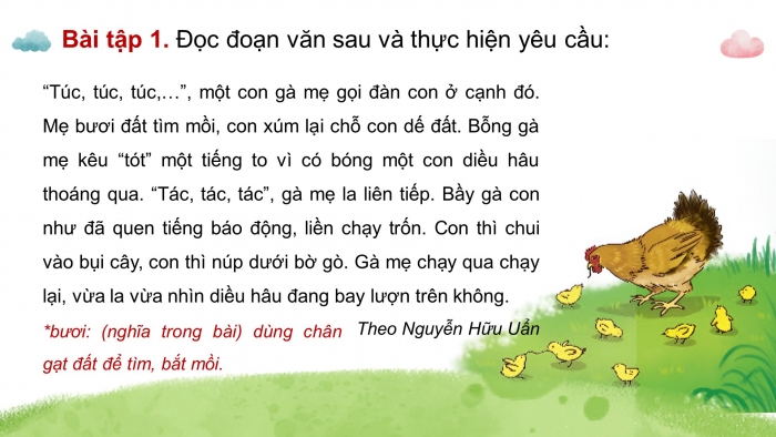 Giáo án điện tử Tiếng Việt 4 chân trời CĐ 7 Bài 5 Viết: Luyện tập viết đoạn văn cho bài văn miêu tả con vật