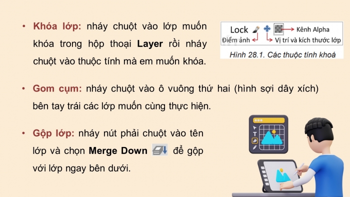 Giáo án điện tử Tin học ứng dụng 11 kết nối Bài 28: Tạo ảnh động