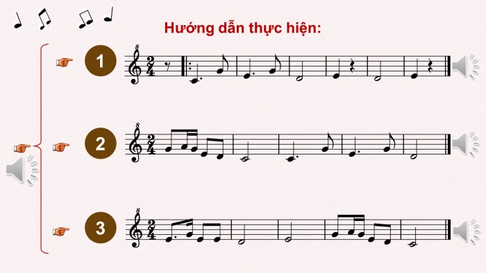 Giáo án điện tử Âm nhạc 8 chân trời Bài 17: Nhạc cụ thể hiện giai điệu: Bài thực hành số 4; Lí thuyết âm nhạc: Đảo phách