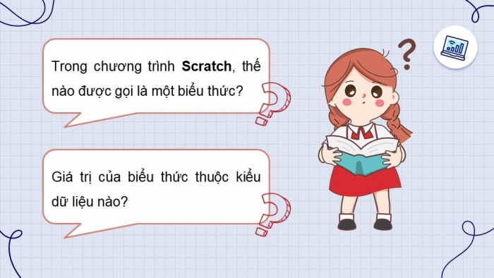 Giáo án điện tử Tin học 8 cánh diều Chủ đề F Bài 3: Sử dụng biểu thức trong chương trình