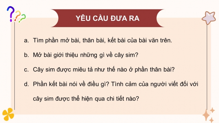 Giáo án điện tử Tiếng Việt 4 kết nối Bài 17 Viết: Tìm hiểu cách viết bài văn miêu tả cây cối