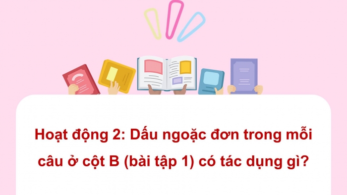 Giáo án điện tử Tiếng Việt 4 kết nối Bài 21 Luyện từ và câu: Dấu ngoặc đơn 