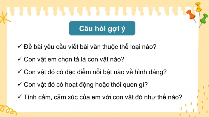 Giáo án điện tử Tiếng Việt 4 chân trời CĐ 7 Bài 7 Viết: Viết bài văn miêu tả con vật