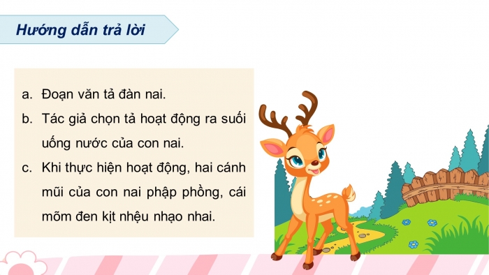 Giáo án điện tử Tiếng Việt 4 chân trời CĐ 8 Bài 3 Viết: Luyện tập viết đoạn văn cho bài văn miêu tả con vật