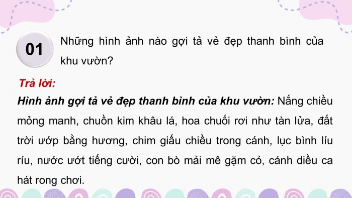 Giáo án điện tử Tiếng Việt 4 chân trời: Ôn tập cuối năm học