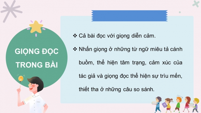 Giáo án điện tử Tiếng Việt 4 kết nối Bài 21 Đọc: Những cánh buồm