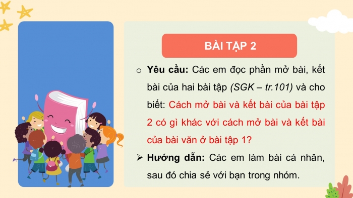 Giáo án điện tử Tiếng Việt 4 kết nối Bài 21 Viết: Luyện viết mở bài, kết bài cho bài văn miêu tả cây cối