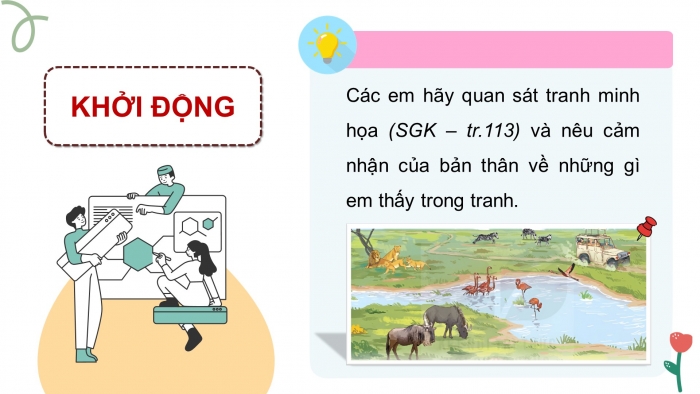 Giáo án điện tử Tiếng Việt 4 kết nối Bài 25 Đọc: Khu bảo tồn động vật hoang dã Ngô-rông-gô-rô