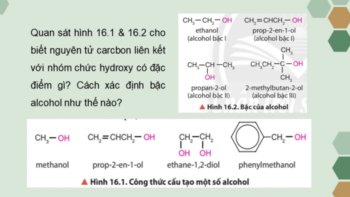 Giáo án điện tử Hoá học 11 chân trời bài 16: Alcohol (P1)