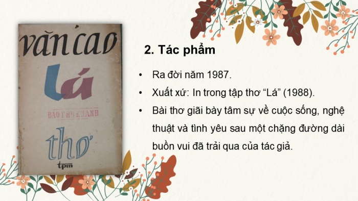 Giáo án điện tử Ngữ văn 11 chân trời Bài 8 Đọc 2: Thời gian